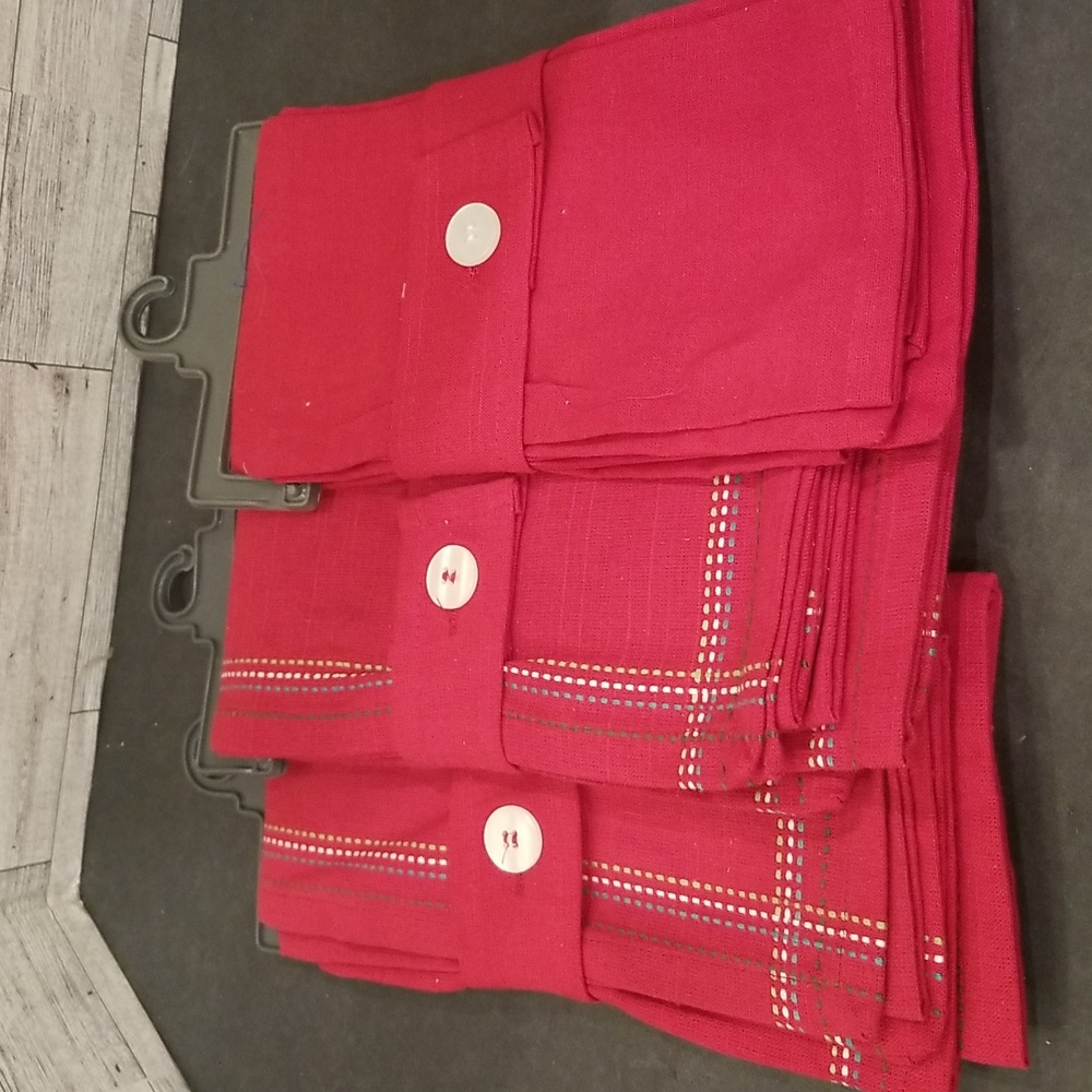 Set of (3) Cotton Napkins (20"×20")